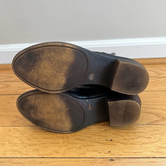 Lucky Brand Women’s Basel Bootie Ankle Boot Black Leather 7 - Picture 10 of 10